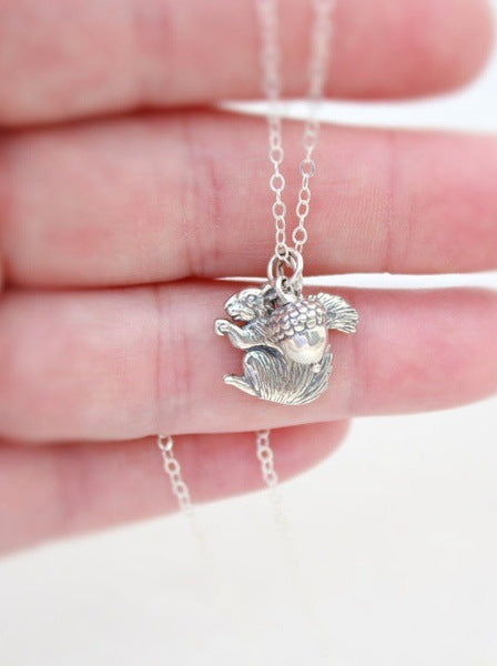 Its Chasing Squirrels & Pine nuts- Pendant Necklace Versatile Design Necklace